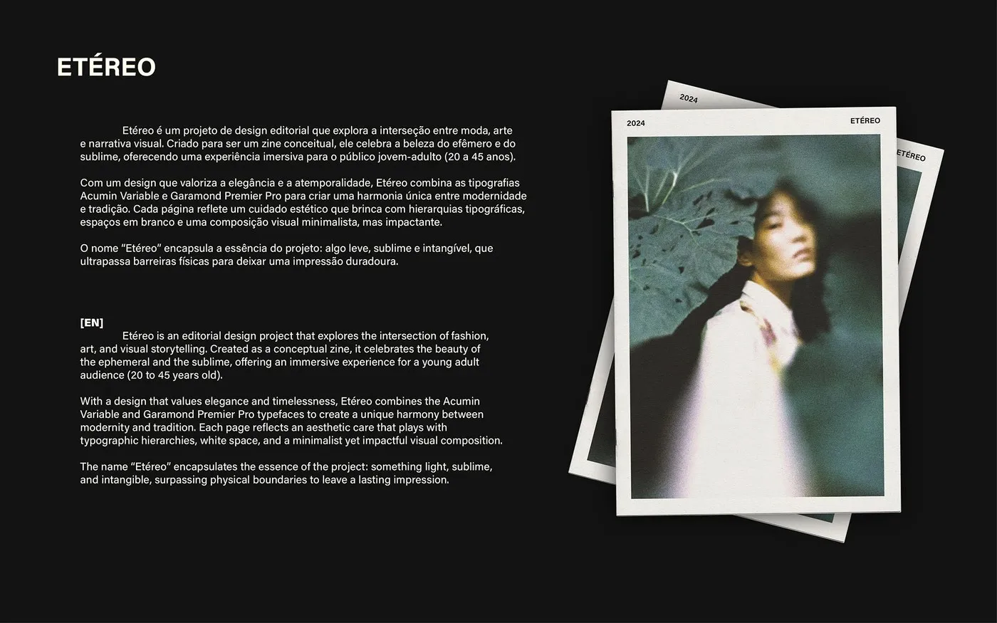 The Structured Modernist Layouts of Etéreo Zine by M / Martins Estúdio