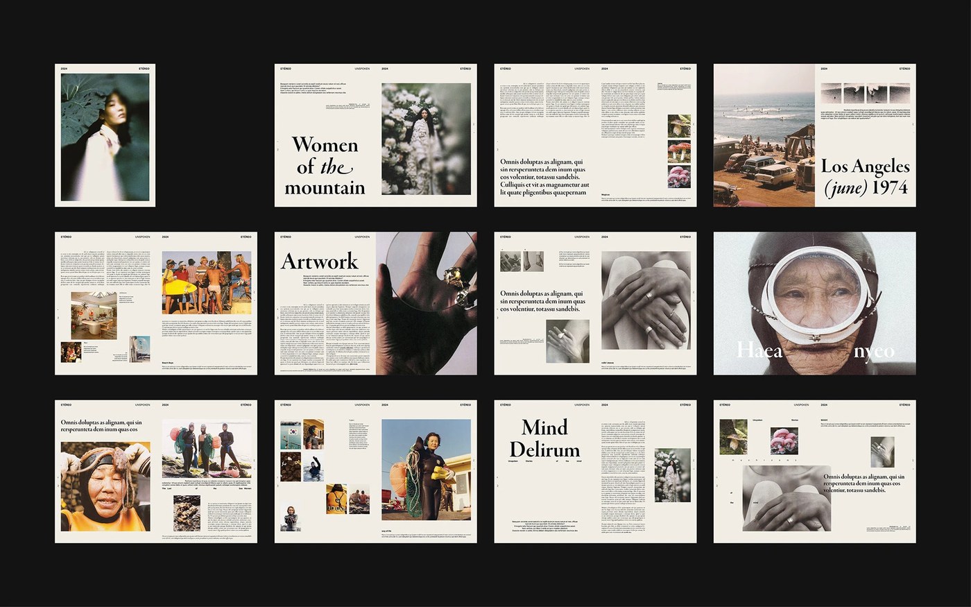 Image 2: etéreo zine m martins estúdio structured grid systems