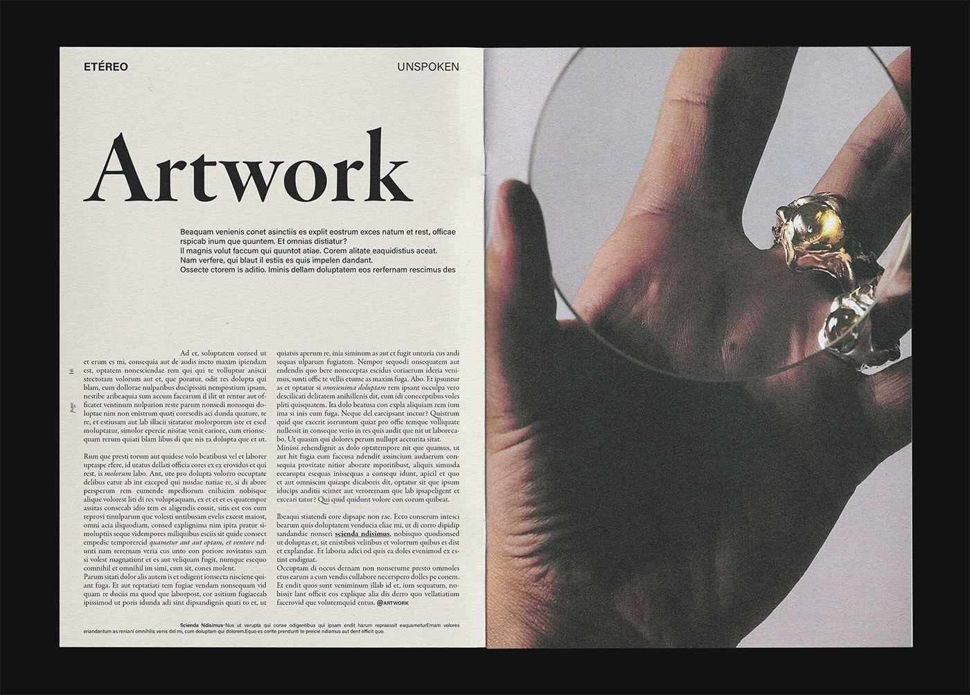 Image 7: etéreo zine m martins estúdio minimalist print details