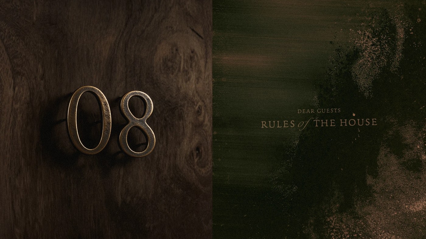 Image 6: hotel rigen fugitiva .co branding wayfinding details on a wooden door
