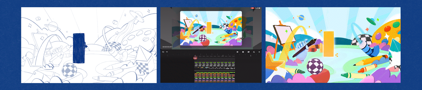 Image 16: animation animation 2d frame by frame Digital Art ILLUSTRATION motion graphics 2D Animation Another Life Procreate dreams anımated