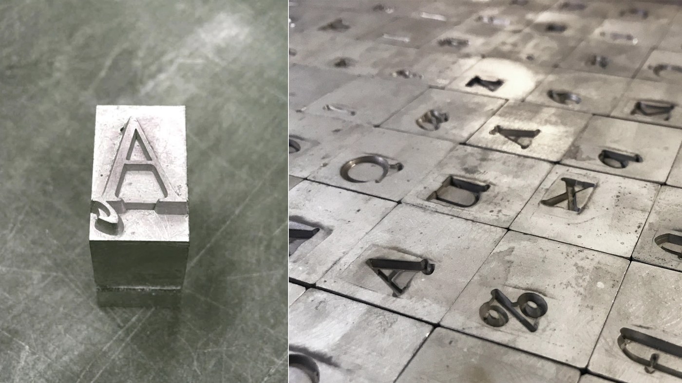 Image 6: bona nova mateusz machalski printed specimen page design