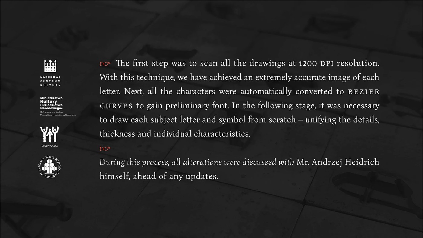 Image 7: bona nova mateusz machalski digital typeface layout