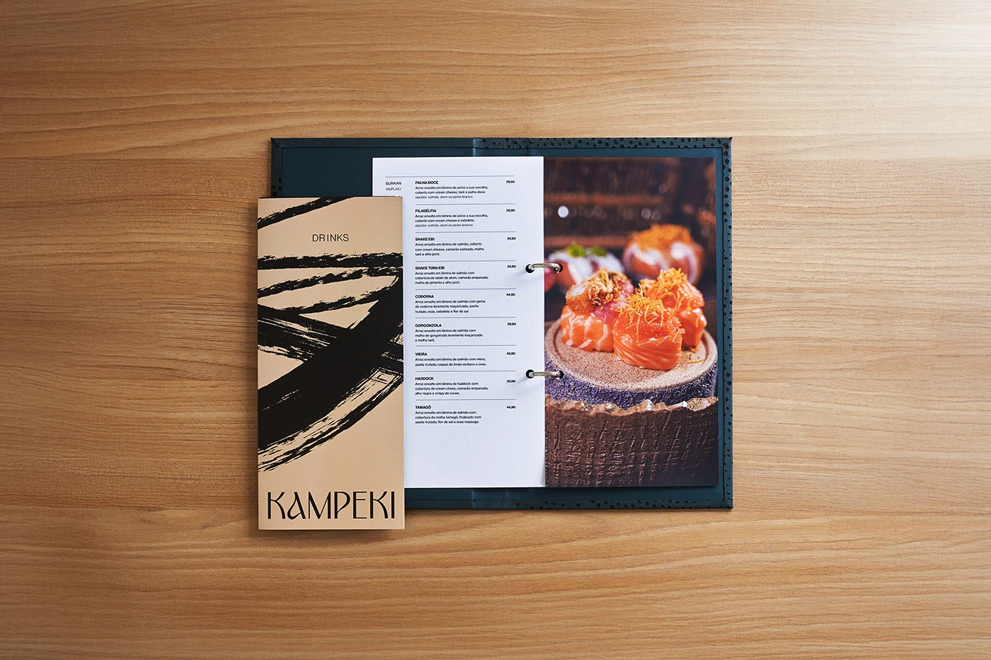 Img09 - Minimalist Visual Identity for Kampeki Sushi by Blank Design Studio