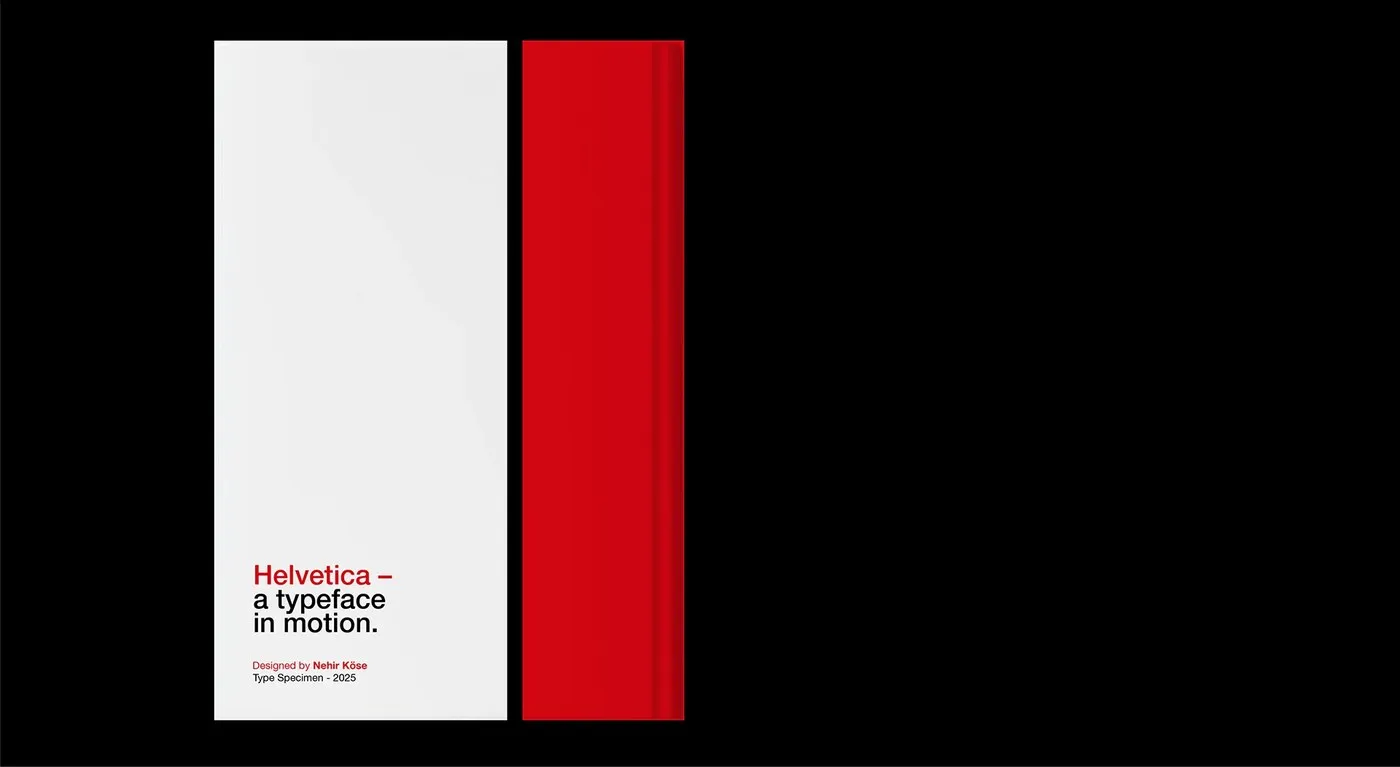 Img06 - Helvetica Type Specimen Book Project by Nehir Köse