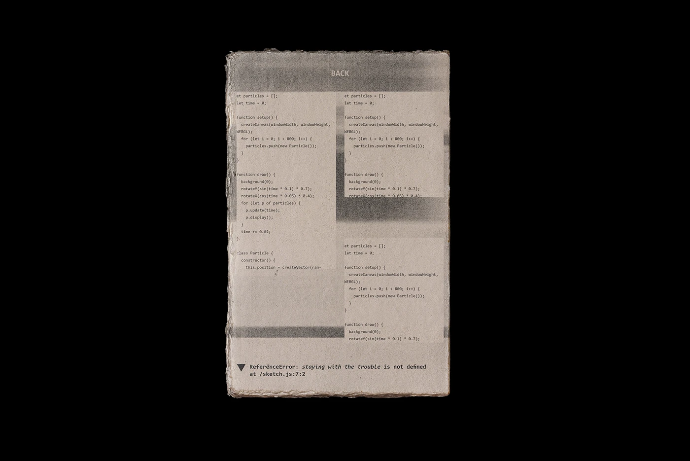 Img06 - "Staying with the Trouble": Experimental Grid and Editorial Design by Arina Mozh