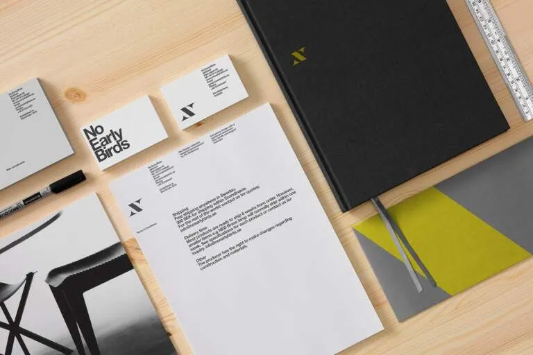 Kurppa Hosk Creates Bold Branding System for No Early Birds Img01 - Kurppa Hosk Creates Bold Branding System for No Early Birds