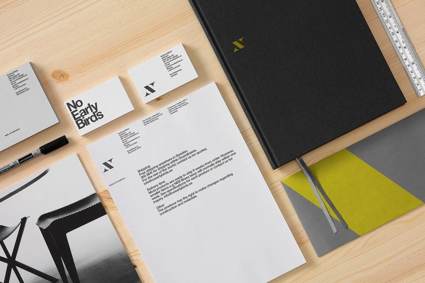 Kurppa Hosk Creates Bold Branding System for No Early Birds
