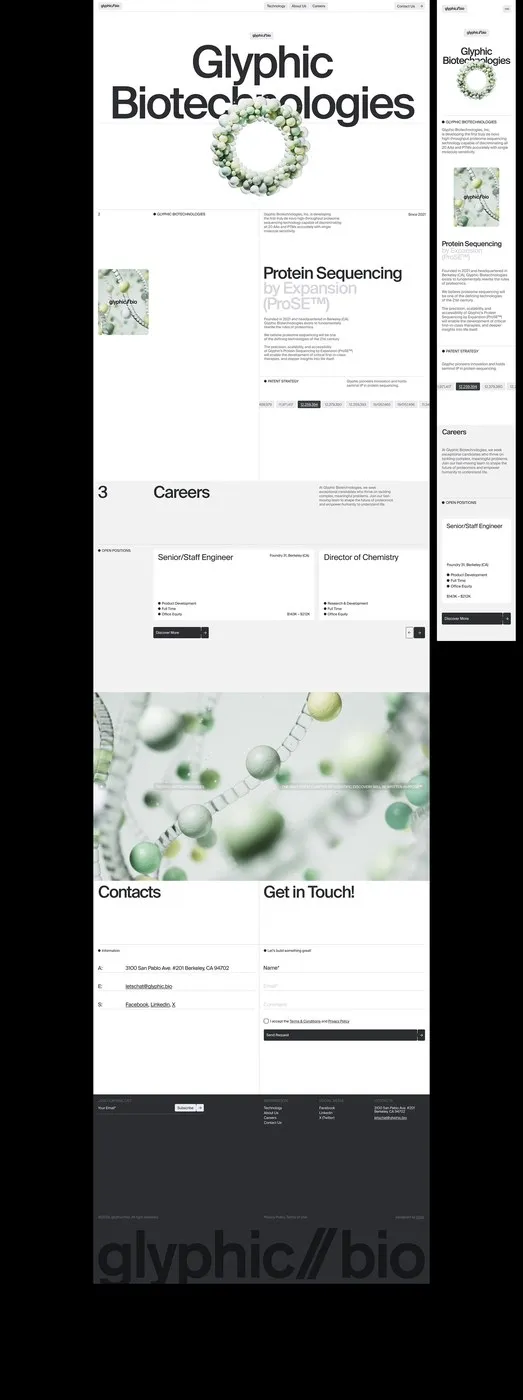 Img05 - Glyphic Biotechnologies Web Design by Obys Agency: Translating Complex Science into Digital Motion