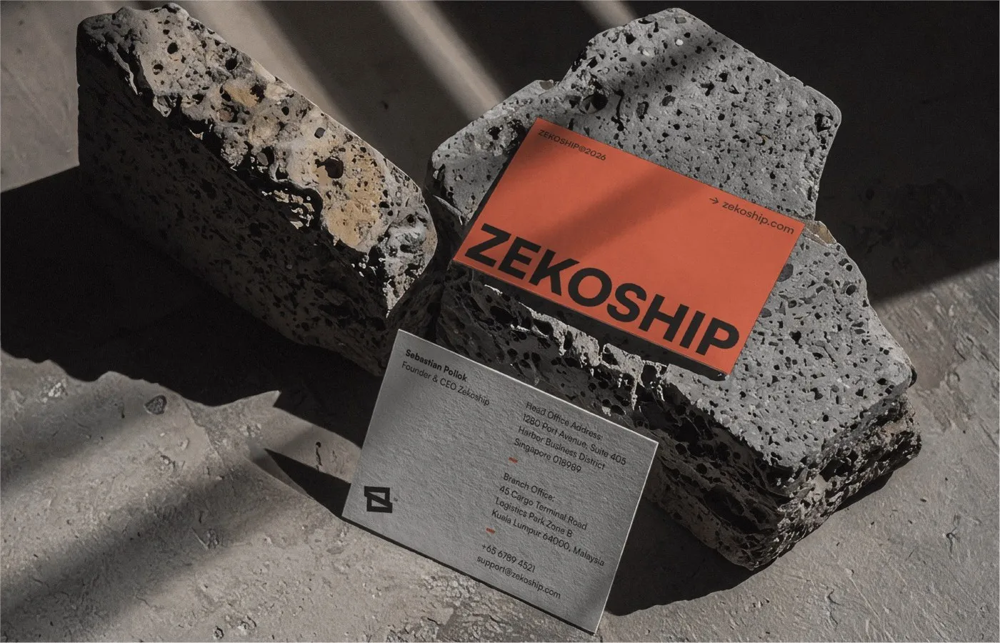 Bold Graphic System and Identity for ZEKOSHIP by Rokeya Akter