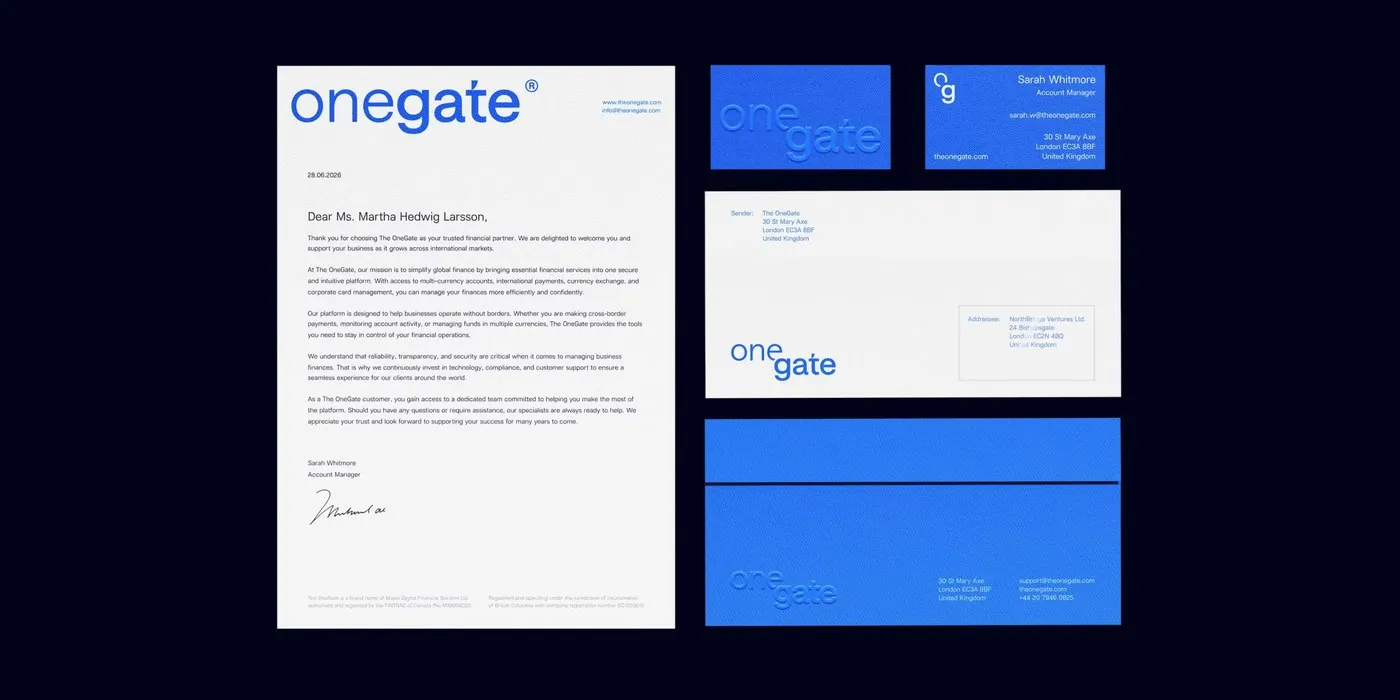 Img06 - The OneGate Brand Identity: How Unikorns Agency Reimagined Cross-Border Finance Visuals