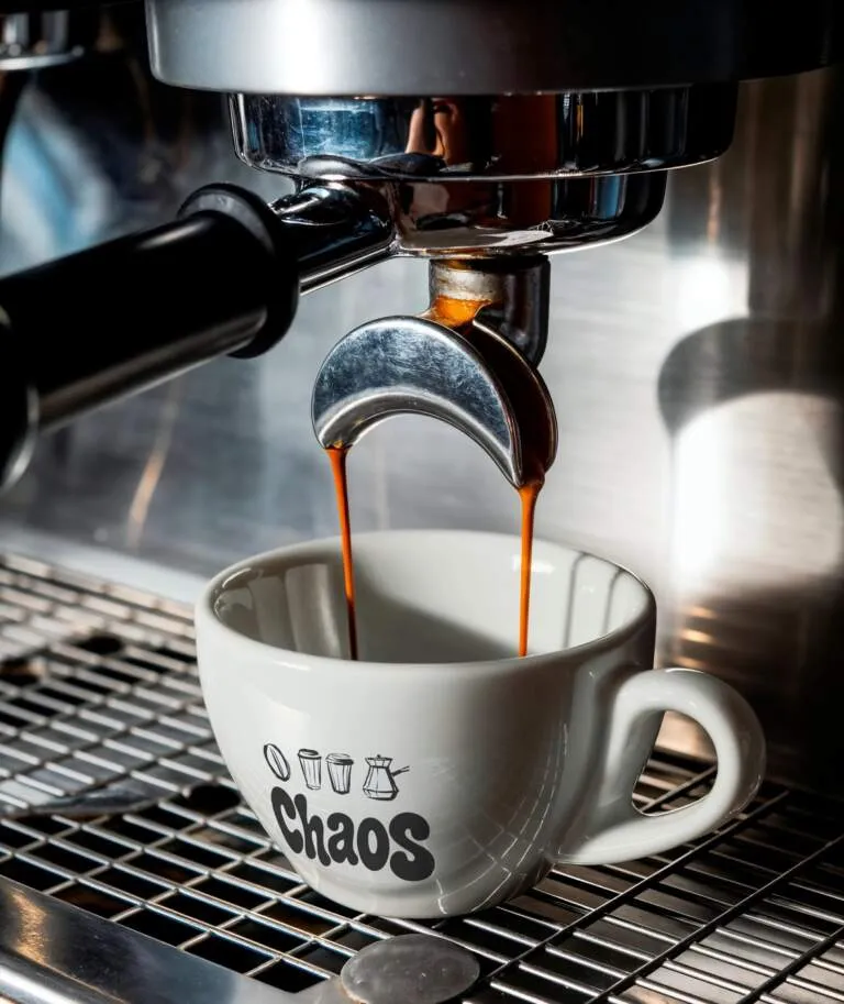 Img01 - Chaos Brand Identity: A Tactile Coffee Experience by Youssef Abdelhamid