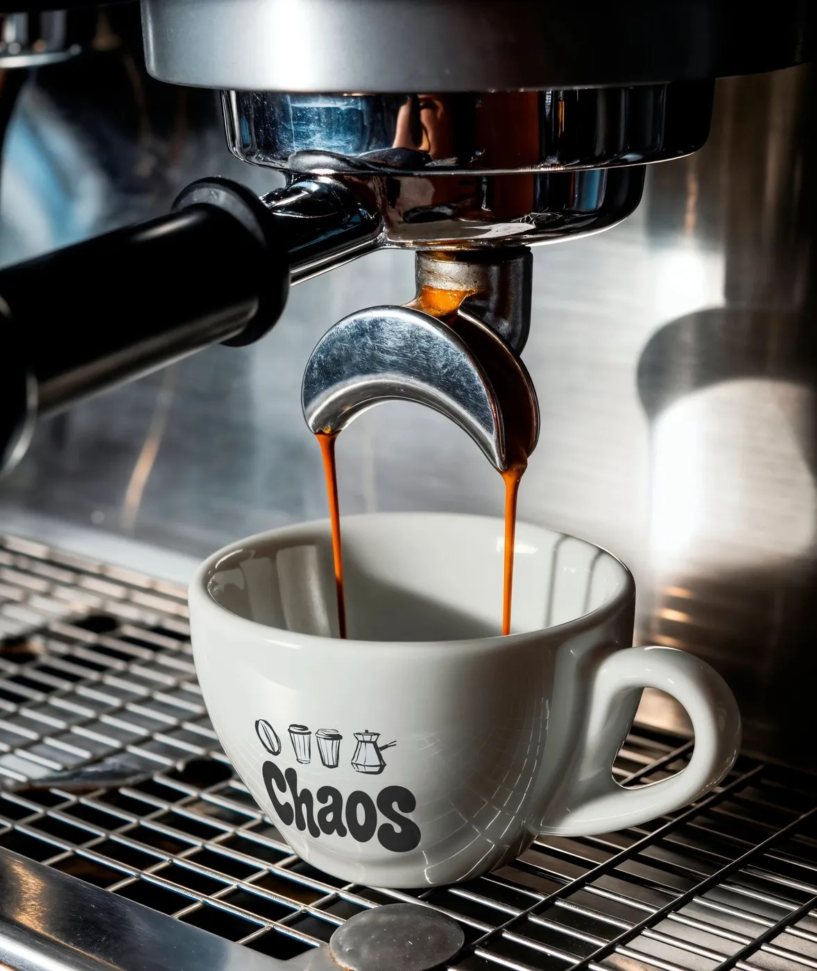 Img01 - Chaos Brand Identity: A Tactile Coffee Experience by Youssef Abdelhamid