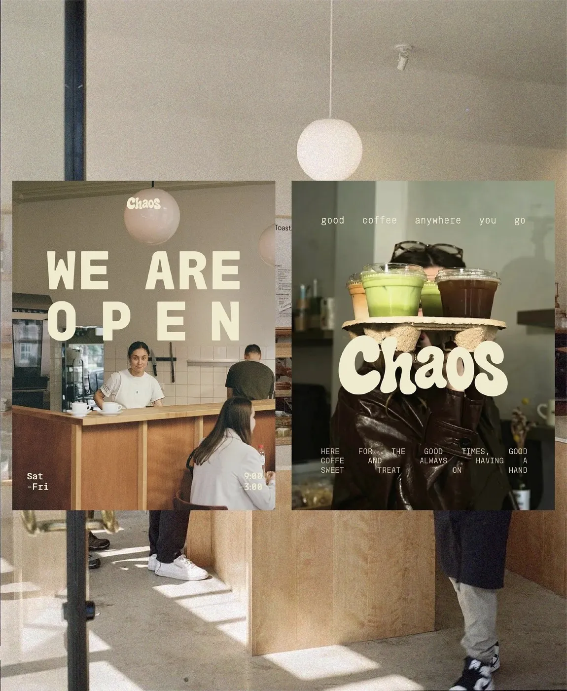 Img08 - Chaos Brand Identity: A Tactile Coffee Experience by Youssef Abdelhamid
