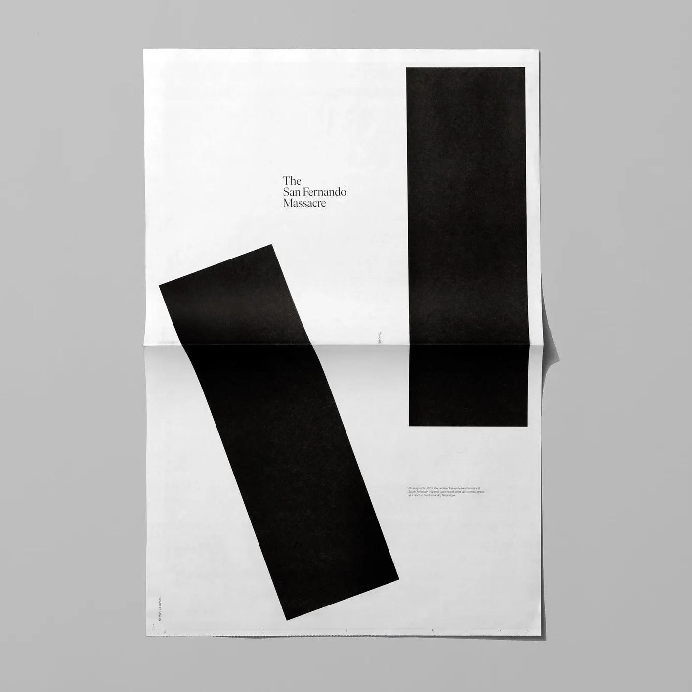 Img06 - Lines Breaking: Underline Studio's Broadsheet Newspaper on the Migrant Crisis