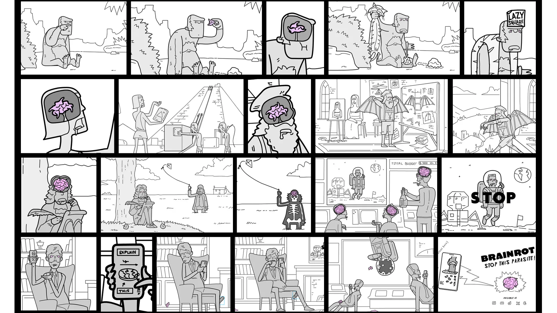 Img04 - BRAINROT: Lazy Square’s Retro Sci-Fi Short Satirizes Doomscrolling Culture