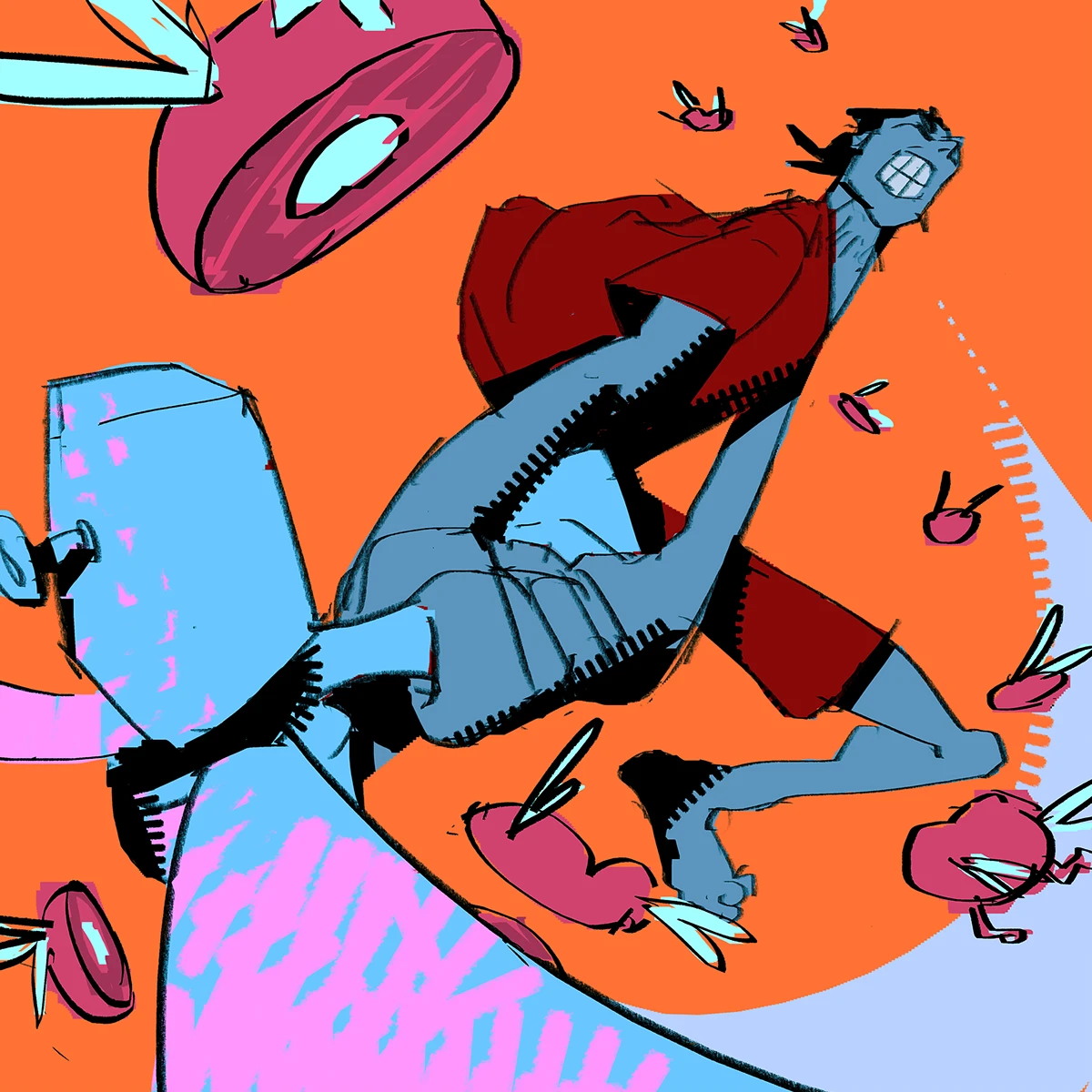 Img15 - July Animation - Kiss Me! by Ramon N90: Process, Brushes, and Art Insights