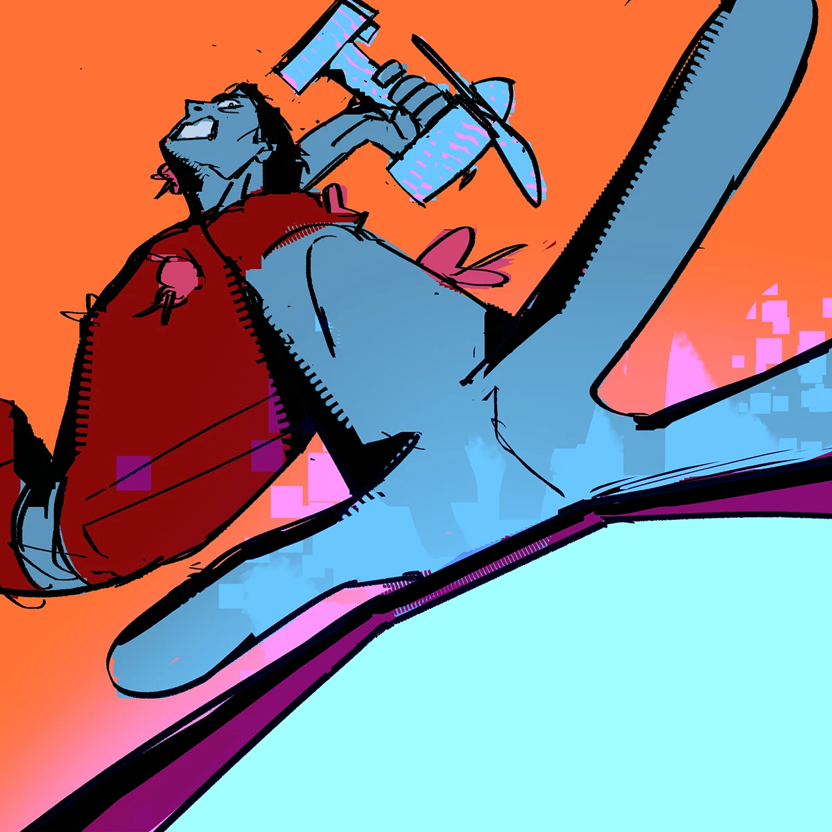 Img21 - July Animation - Kiss Me! by Ramon N90: Process, Brushes, and Art Insights