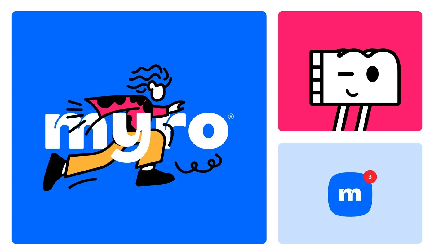 Img02 - MYRO Visual Identity: A Bold Fintech Branding Project by Joseph Omas