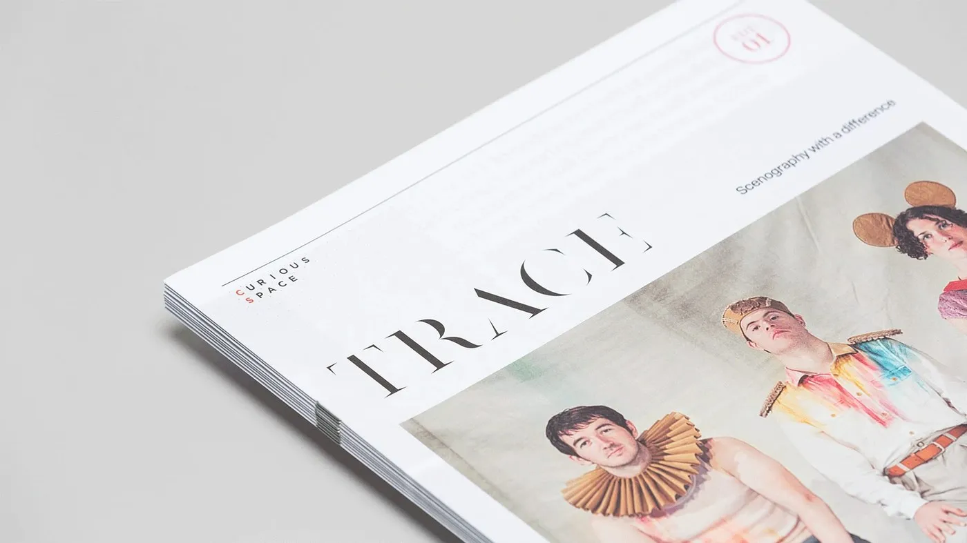 Img02 - Trace Magazine: Translating Spatial Art into Editorial Print Design