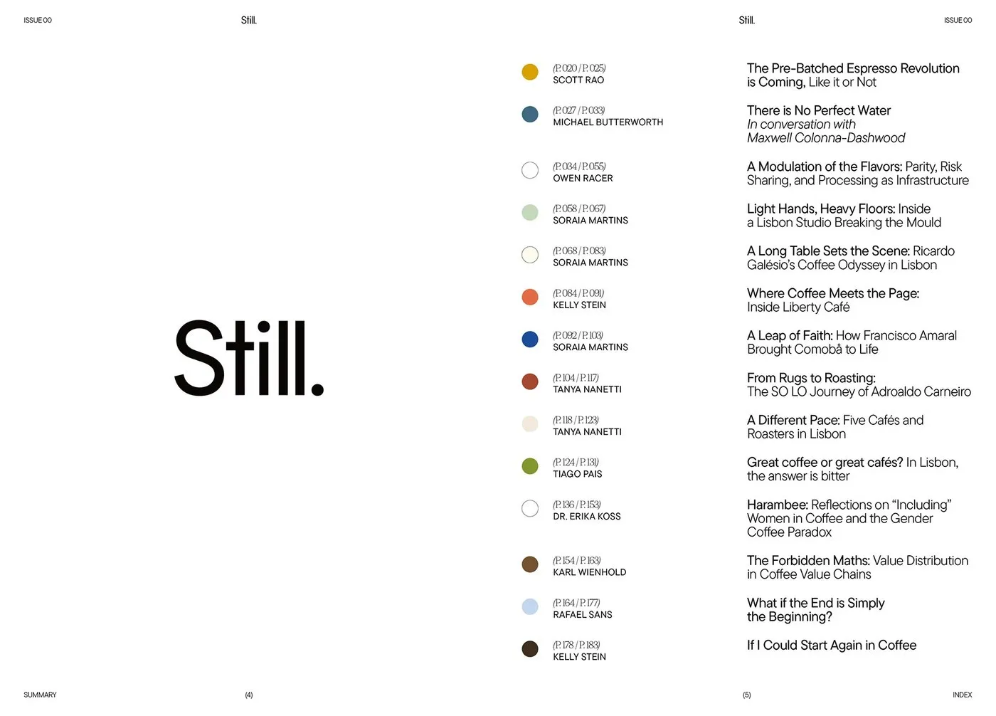 Img07 - Still Magazine Issue 00 by Florian Cornut: Editorial Design for Lisbon Coffee Culture