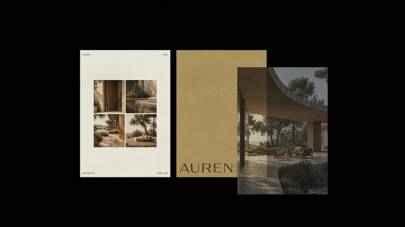 Img02 - Auren Visual Identity: A Serene Branding System by Nathalia Ultramar
