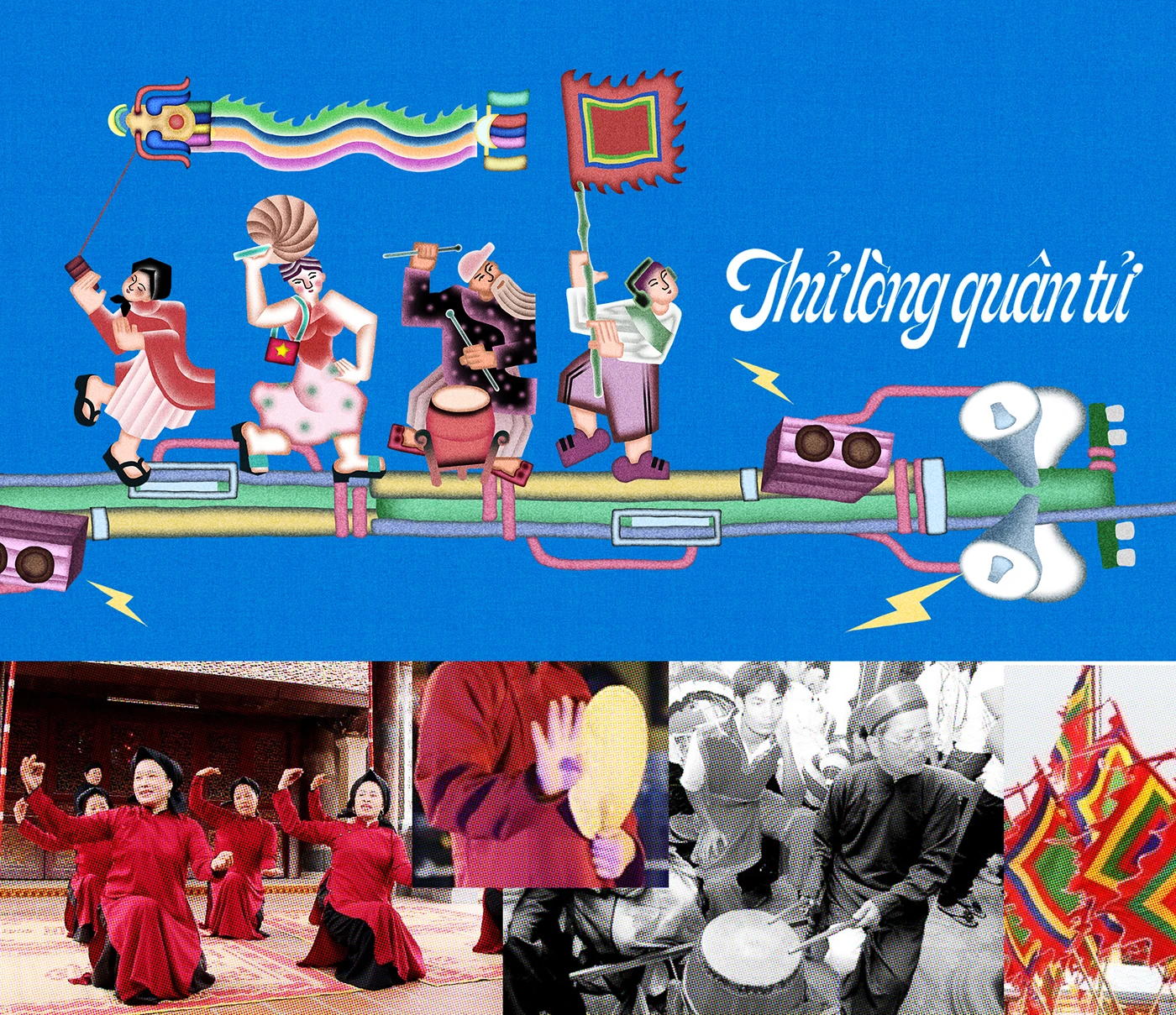 Img12 - Illustration Visuals for Phuong My Chi's Album Dan Choi Dan Ca