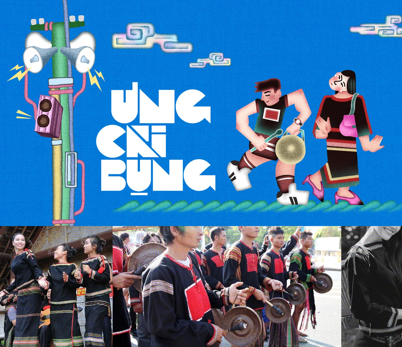 Img13 - Illustration Visuals for Phuong My Chi's Album Dan Choi Dan Ca