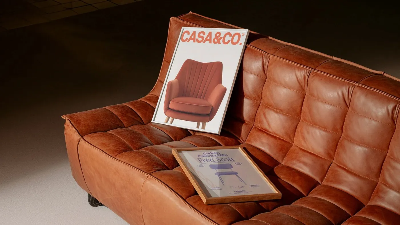 CASA&CO. Brand Identity: Sustainable Furniture Meets Honest Design by Estúdio Lippi