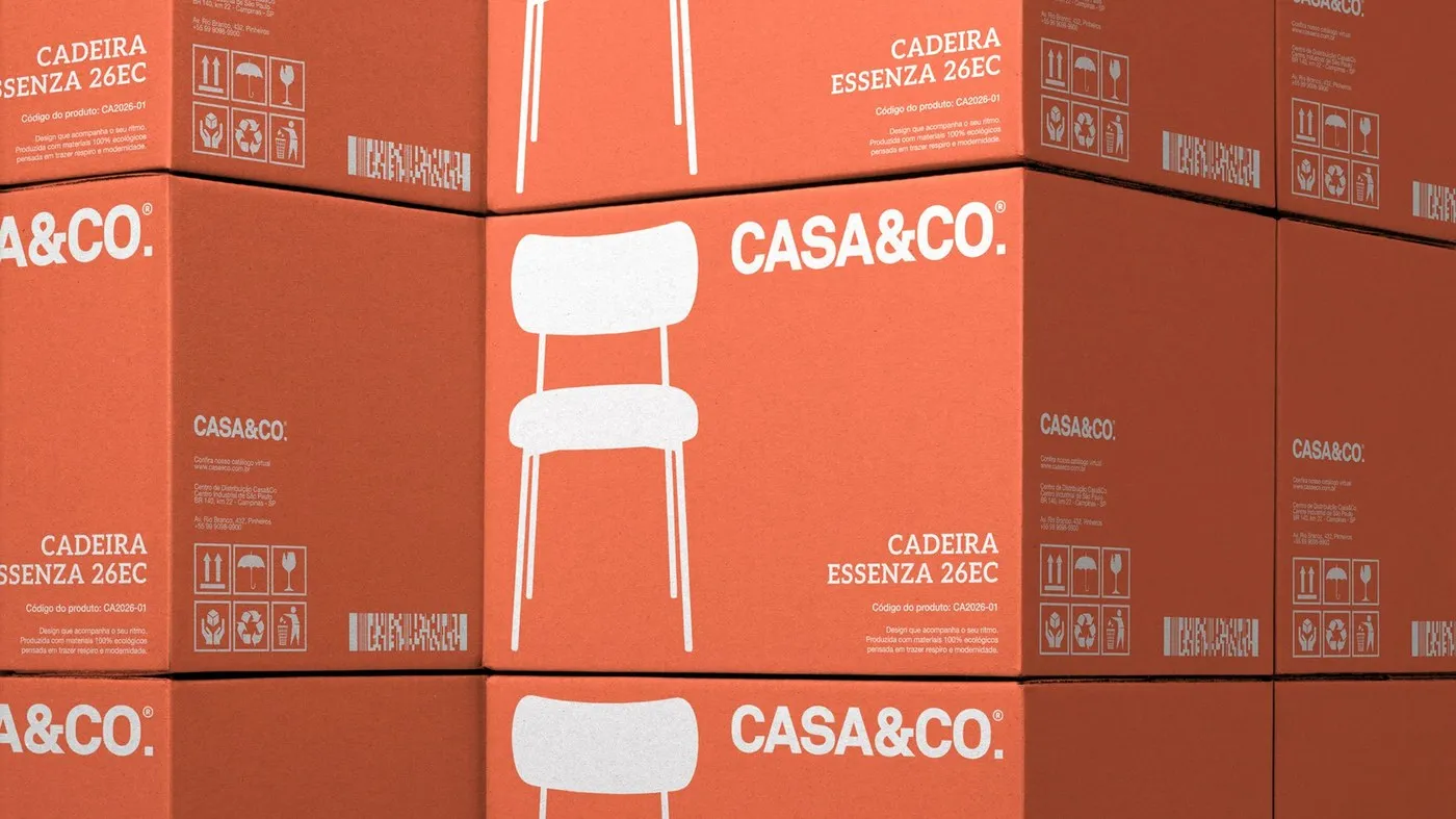 Img04 - CASA&CO. Brand Identity: Sustainable Furniture Meets Honest Design by Estúdio Lippi
