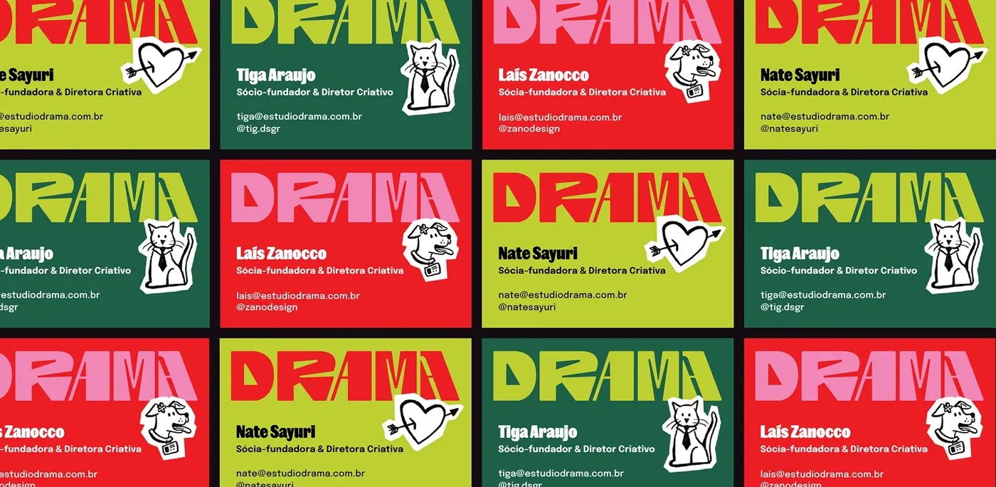 Estúdio Drama Unveils Hand-Crafted Brand Identity and Typographic System