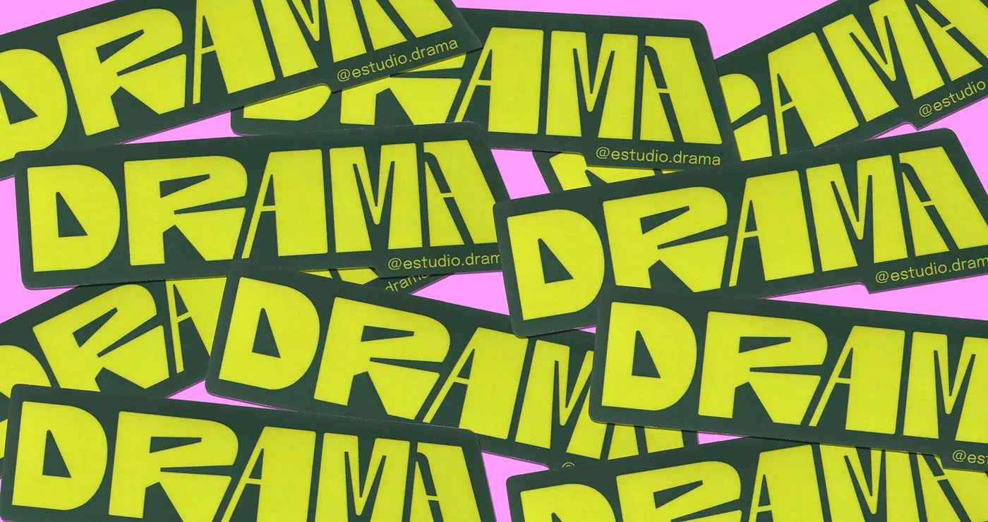 Img04 - Estúdio Drama Unveils Hand-Crafted Brand Identity and Typographic System