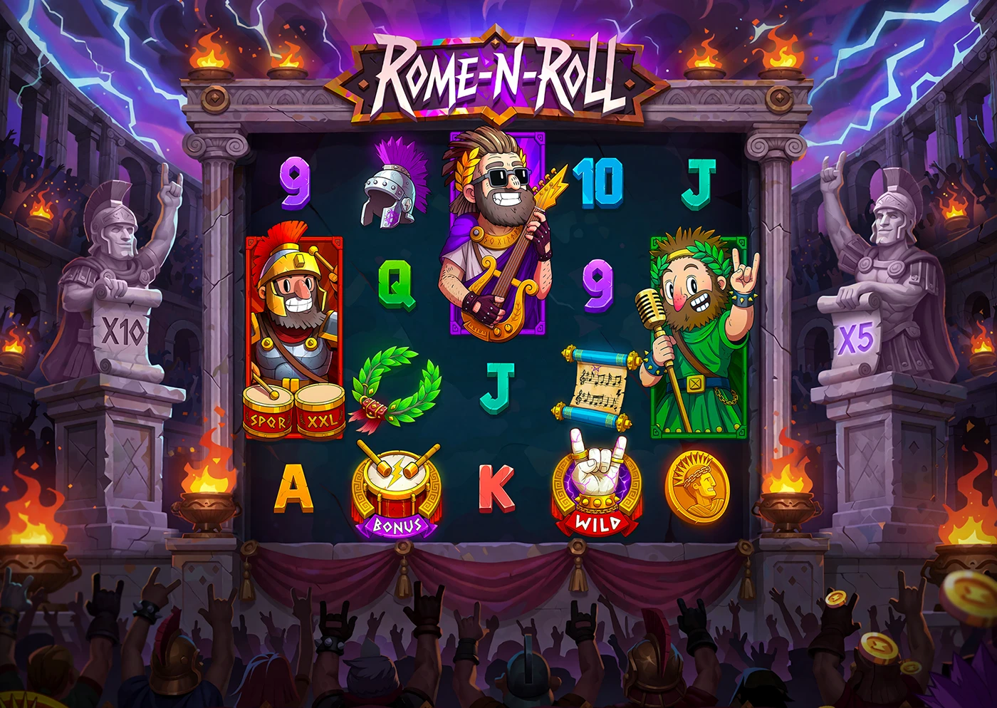 Img02 - ROME-N-ROLL Game Art Showcase by CRE8PICS Studio