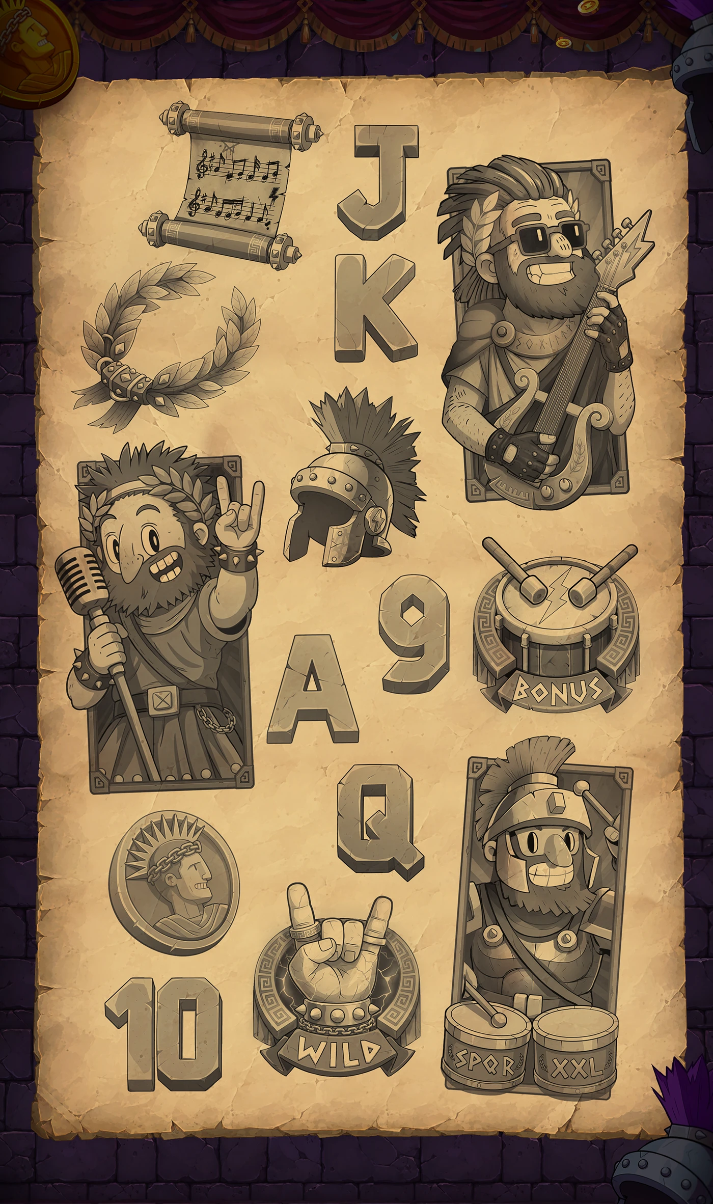Img03 - ROME-N-ROLL Game Art Showcase by CRE8PICS Studio