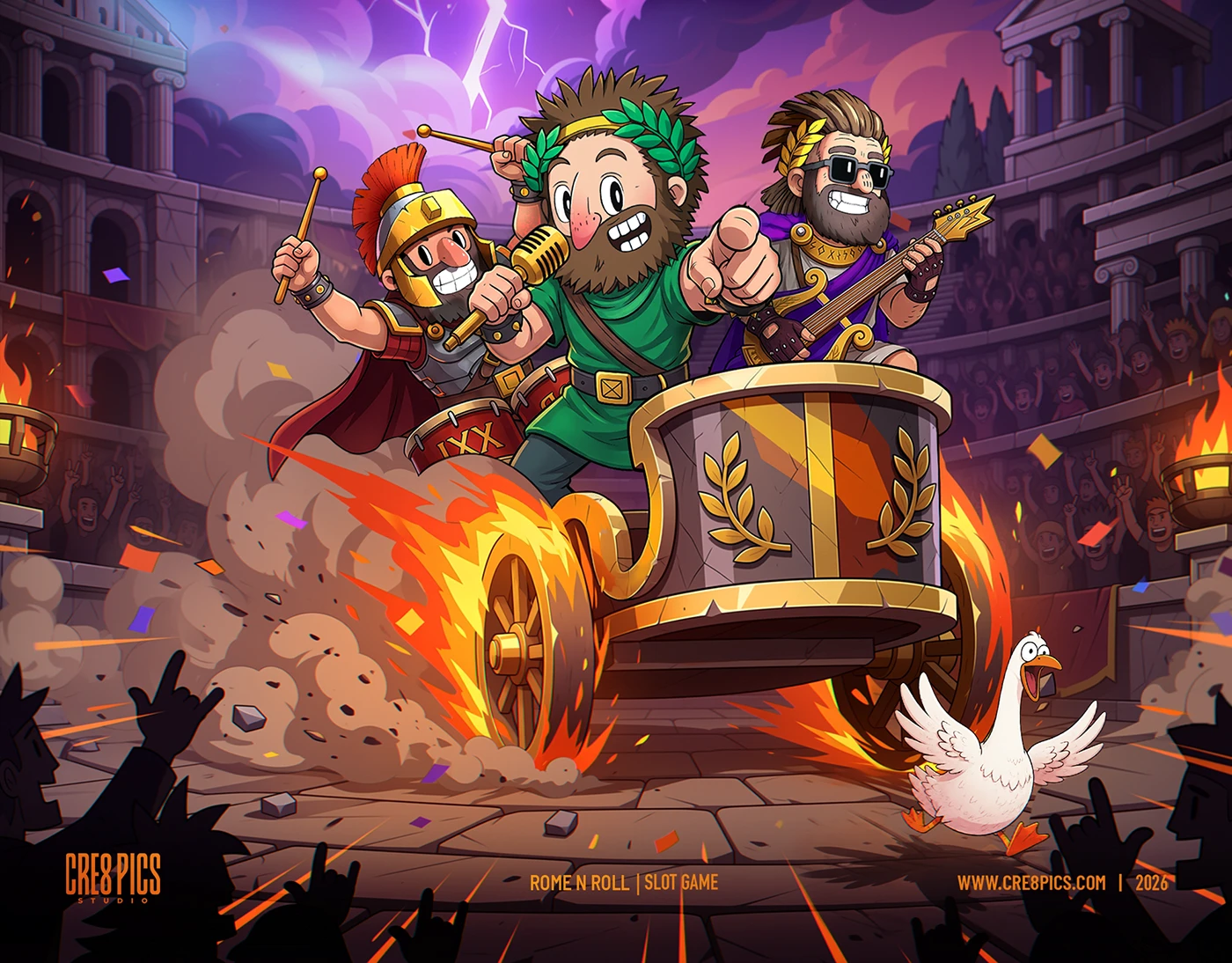 Img09 - ROME-N-ROLL Game Art Showcase by CRE8PICS Studio