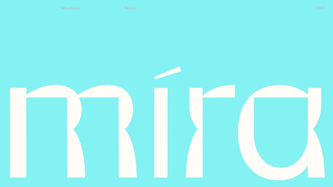 Img02 - Mira Display by Mira Mayne: Exploring Subtractive Lens Geometry in Type Design