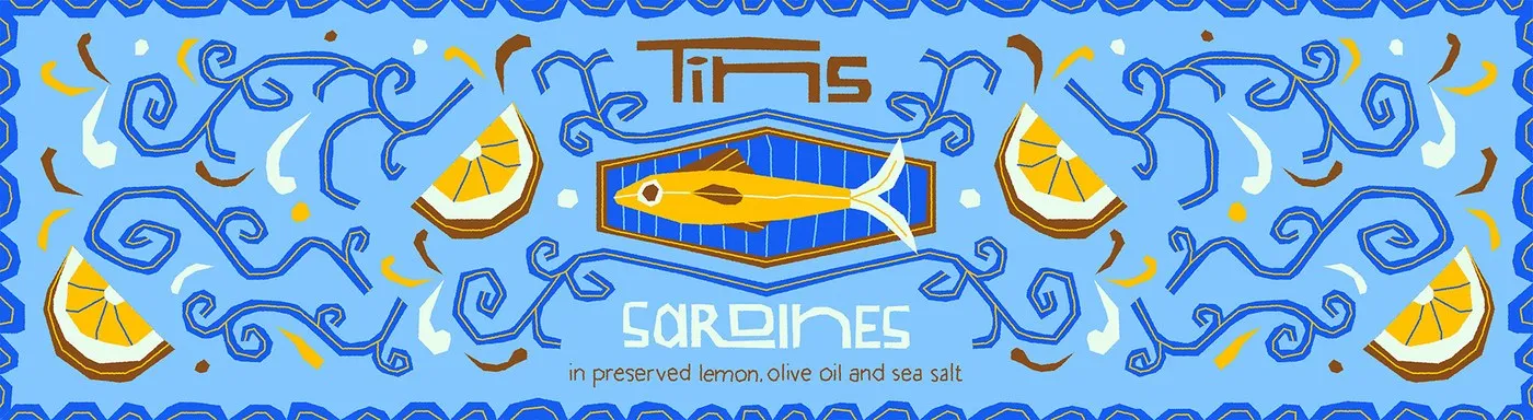 Img02 - Fish Tin Packaging Design by Deoné Rabé