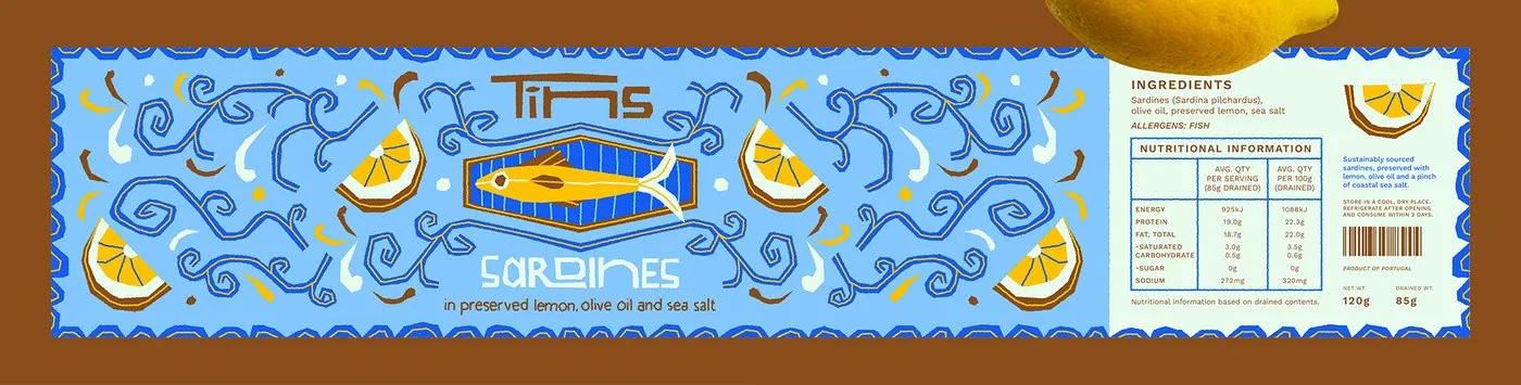 Img03 - Fish Tin Packaging Design by Deoné Rabé