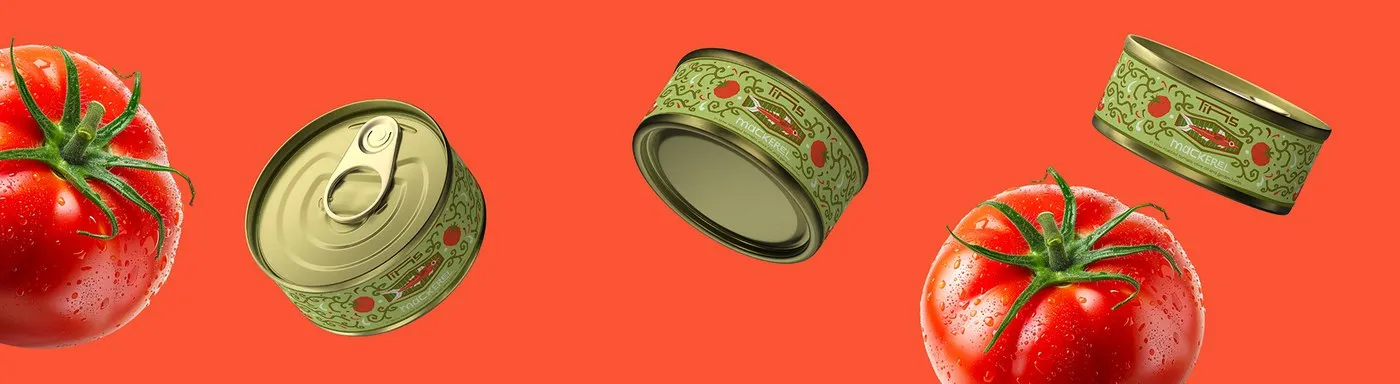Img04 - Fish Tin Packaging Design by Deoné Rabé