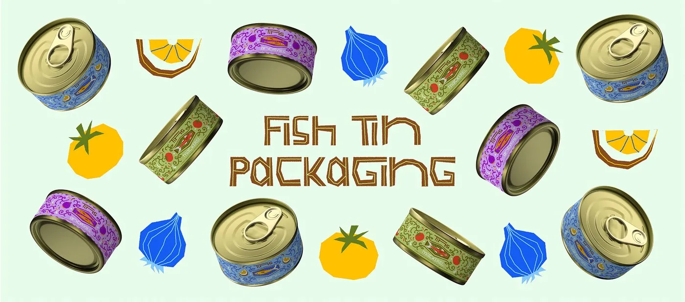 Img08 - Fish Tin Packaging Design by Deoné Rabé