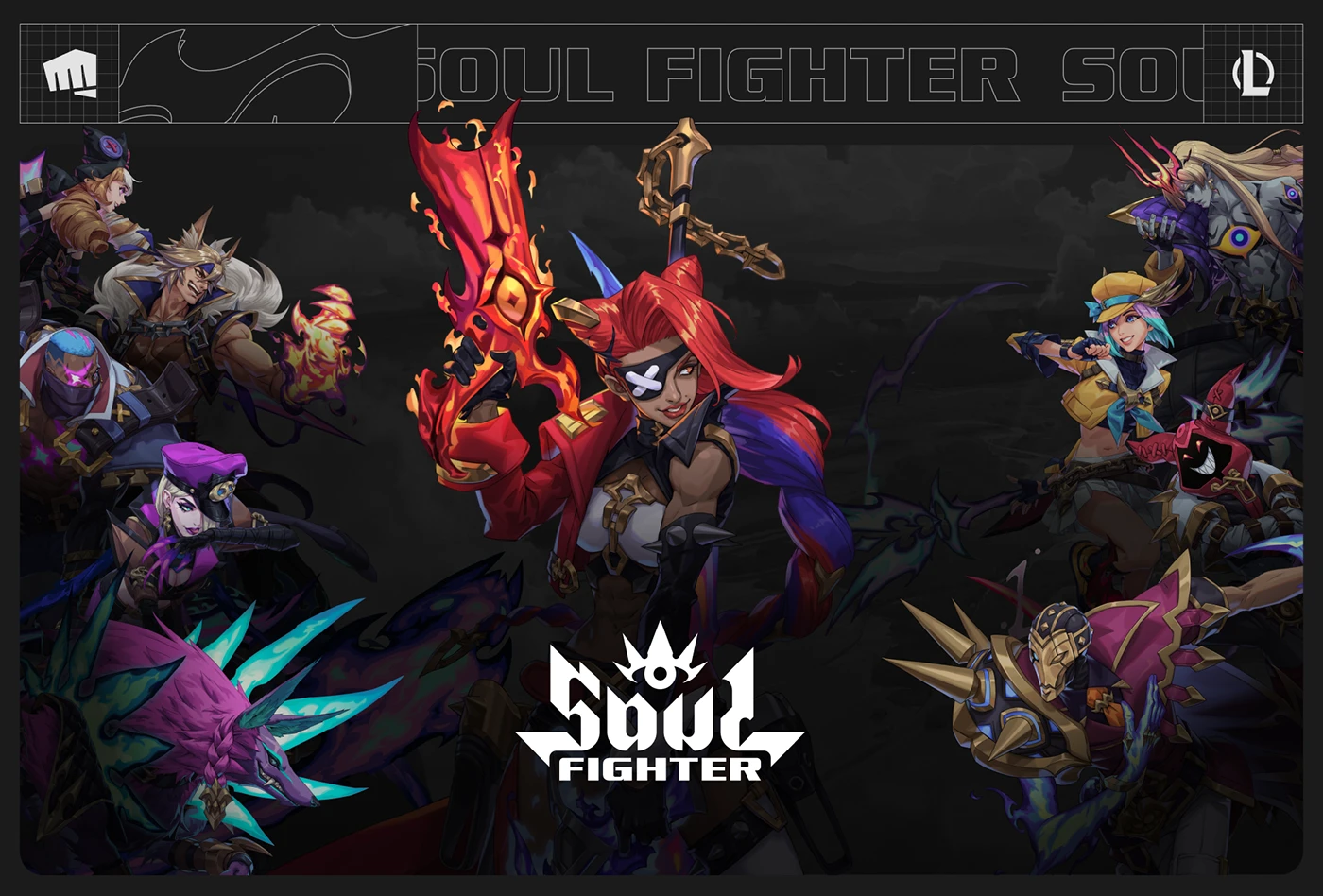Game UI Design for League of Legends: Soul Fighter by Alena Eresko