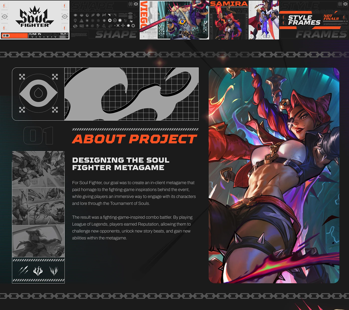 Img02 - Game UI Design for League of Legends: Soul Fighter by Alena Eresko