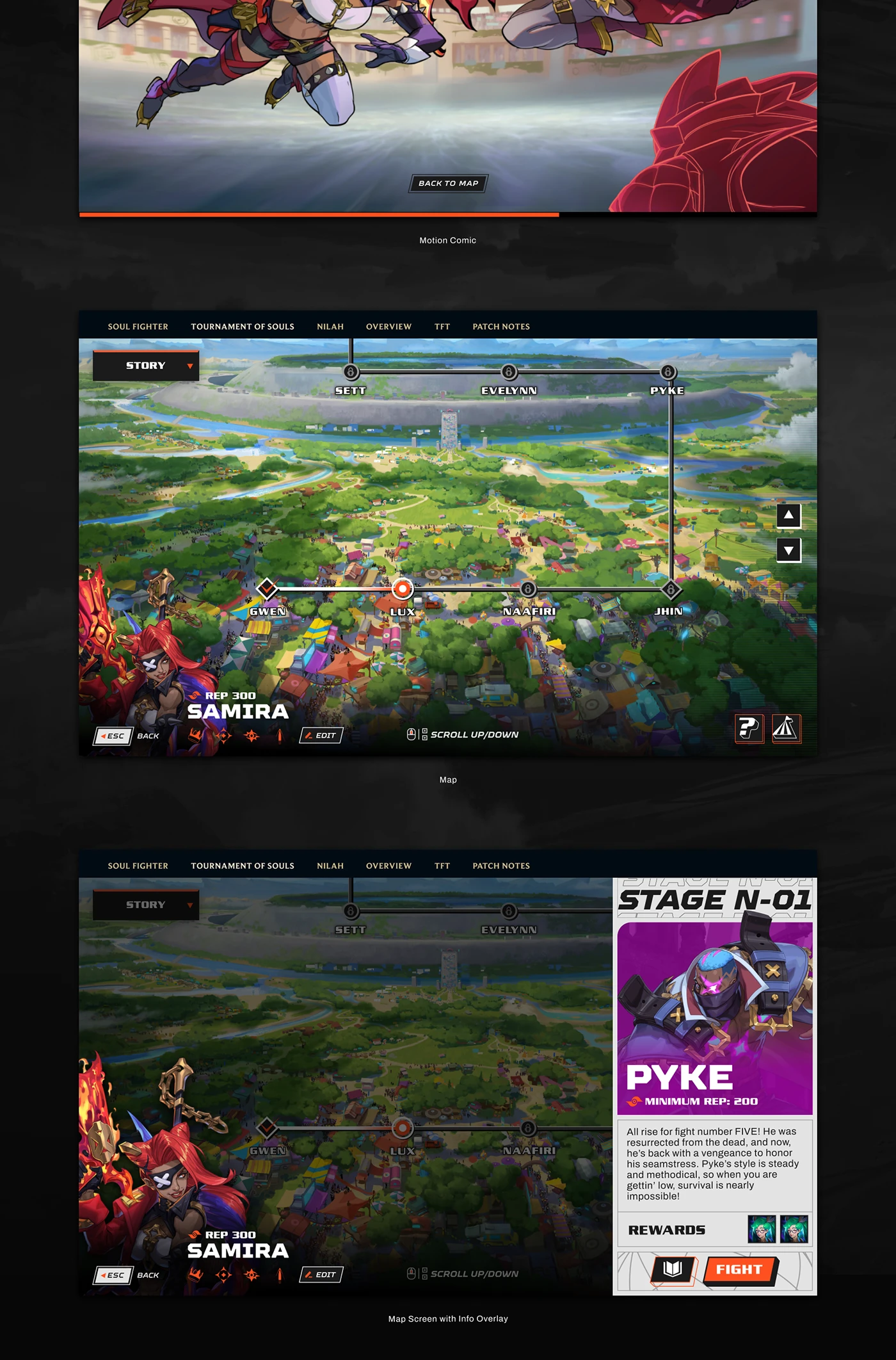 Img08 - Game UI Design for League of Legends: Soul Fighter by Alena Eresko