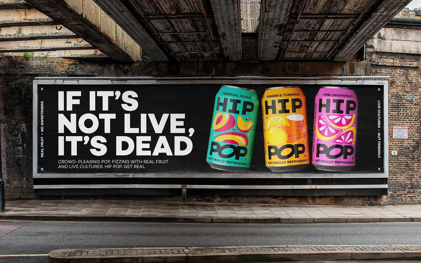 Img08 - Hip Pop Packaging Design: Bold Visual Identity for Functional Soda by Robot Food