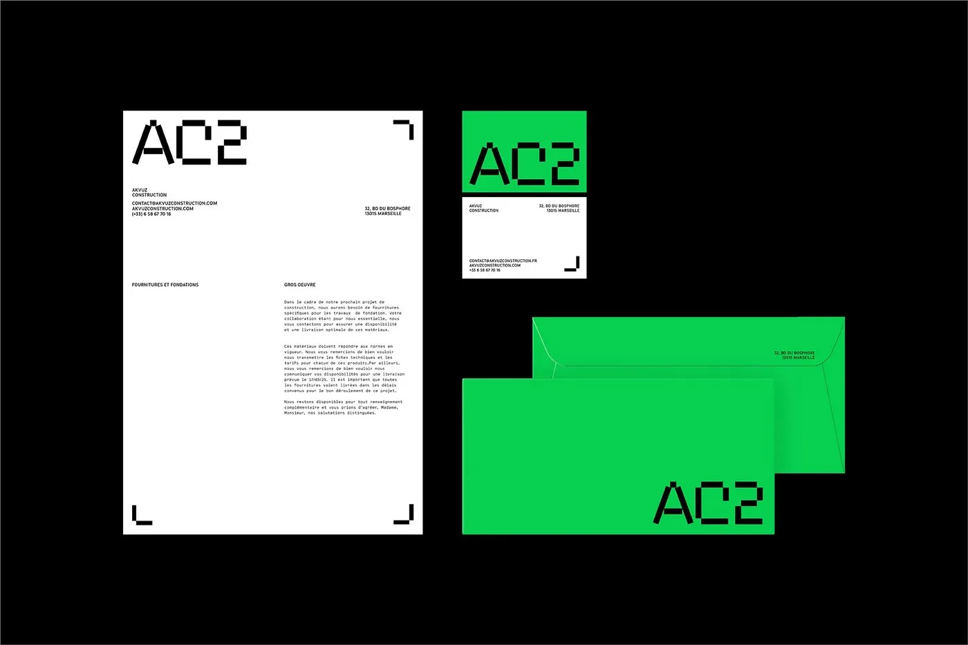 Img08 - AC2 Brand Identity by Studio Format: Industrial Utility Meets Swiss Typography