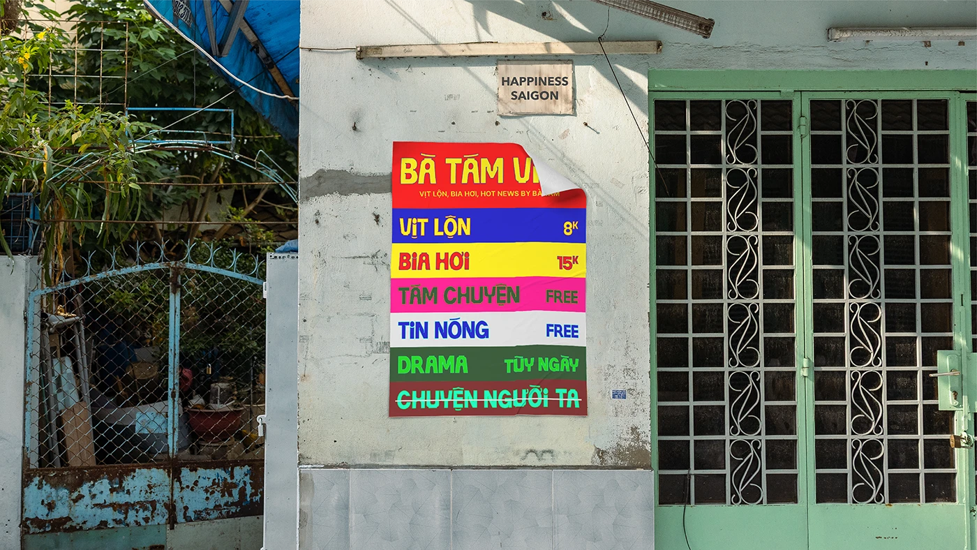 Img12 - Vina Vit Lon: A Bold Display Typeface Rooted in Vietnamese Street Culture