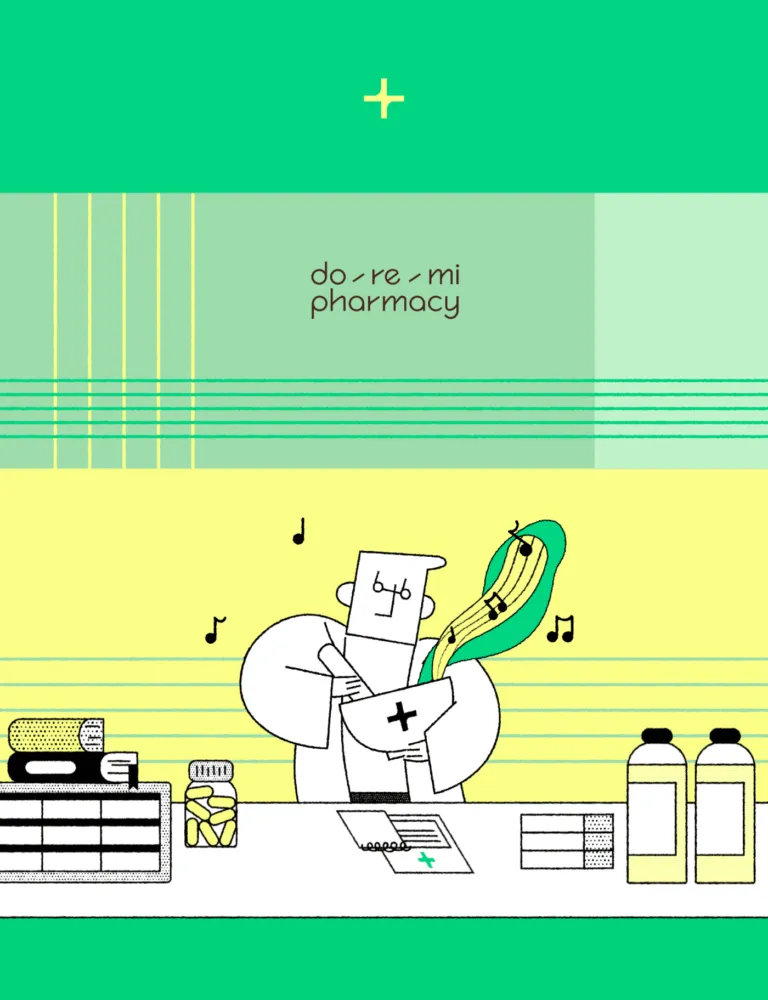 DOREMI PHARMACY Brand Film: Translating Risograph Graphics into Vibrant Motion Img01 - DOREMI PHARMACY Brand Film: Translating Risograph Graphics into Vibrant Motion