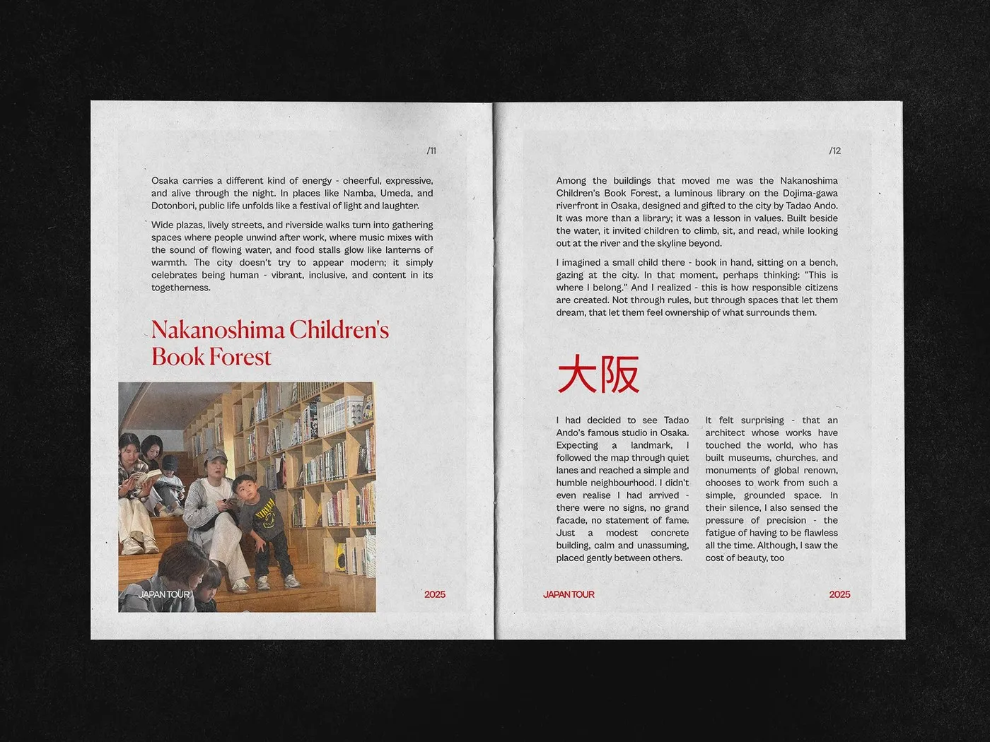 Img04 - Minimalist Book Layout Design for "Impressions of Japan" by Ashutosh Rana