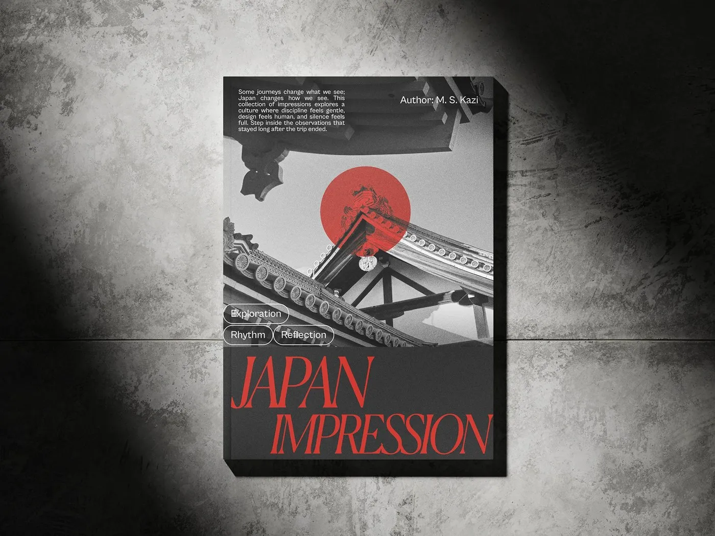 Img06 - Minimalist Book Layout Design for "Impressions of Japan" by Ashutosh Rana