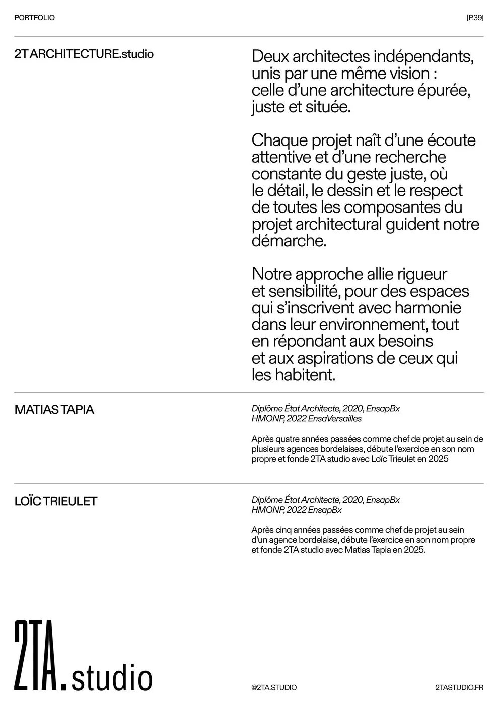 Img04 - Editorial Design for 2T ARCHITECTURE by Florian Cornut: A Lesson in Visual Restraint